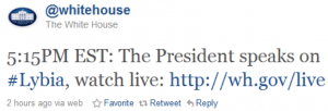 whitehouse tweet